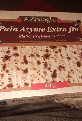 Pain Azyme Extra fin