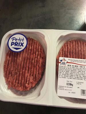 Hache au boeuf front packaging