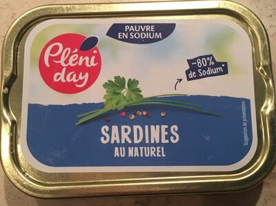 Sardines au naturel