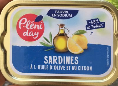 Sardines Huile Olive Citron Allege En Sel
