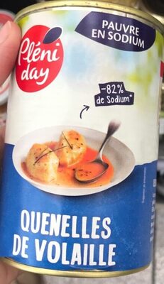 Quenelles de volaille front packaging