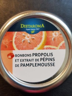 Bonbons propolis et extrait de pépins de pamplemousse