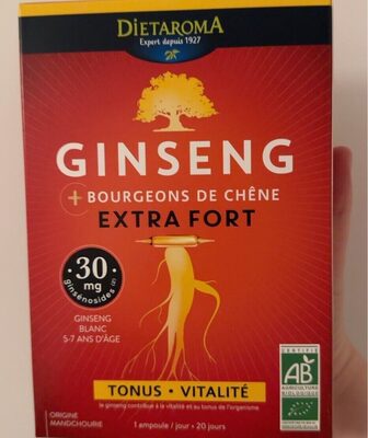 Ginseng + bourgeons de chêne