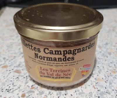 Rillettes de campagne normande, 190gr