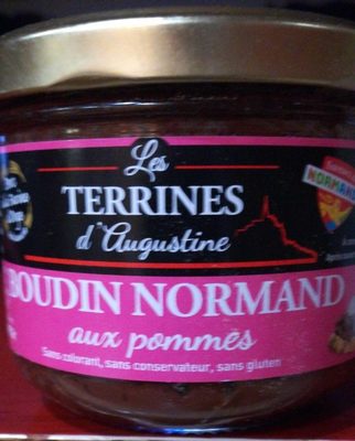 Terrine boudin Normand aux pommes front packaging