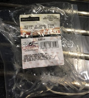 Gésiers de canard cuits