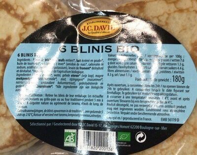 Blinis bio