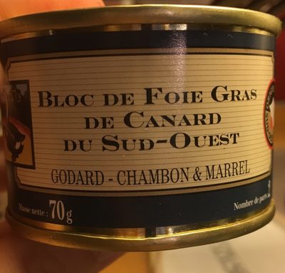Bloc de foie gras de canard du Sud-Ouest