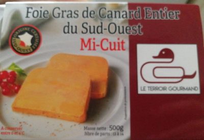 Foie Gras de Canard Entier Mi-cuit front packaging