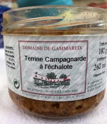 Terrine Campagnarde à l'échalote
