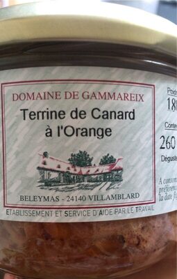 Terrine de canard à l’orange