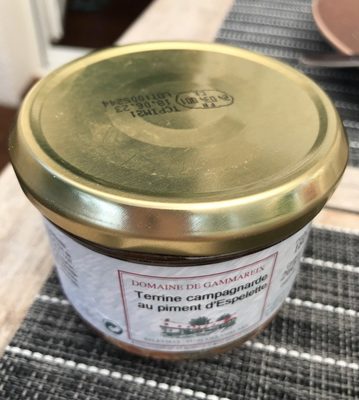 Terrine campagnarde au piment d'espelette