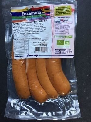 Saucisse de Francfort x4 front packaging