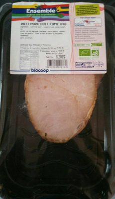 Rôti porc fumé bio
