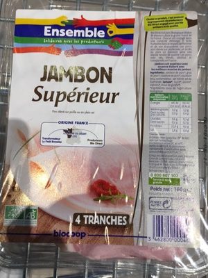 Jambon Cuit Superieur 4 Tranches
