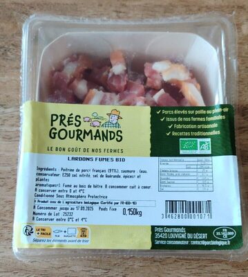 Lardons fumés bio