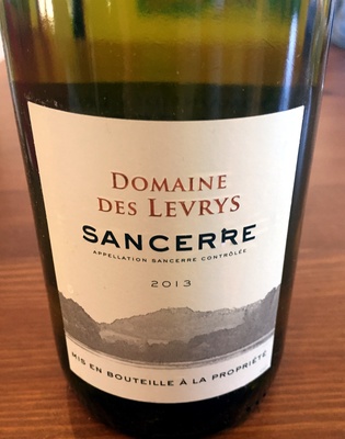 vin rouge Sancerre 2013