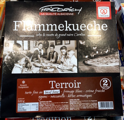 Flammekueche Terroir front packaging