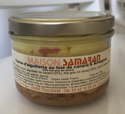 Terrine d'Aiguillette au foie de canard et Armagnac front packaging
