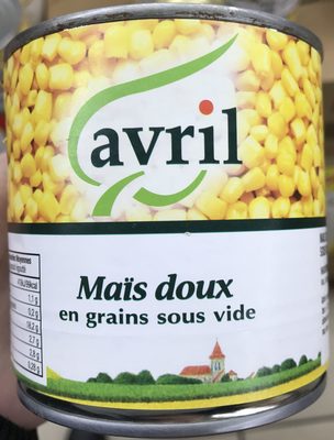 Maïs doux en grains sous vide
