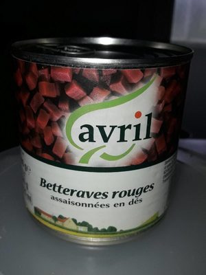 Betteraves rouges assaisonné en dés