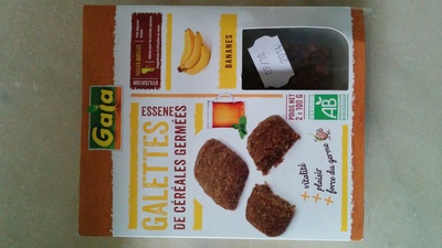 Galettes de Céréales Germées à la Banane