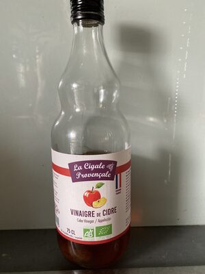 Vinaigre de cidre front packaging