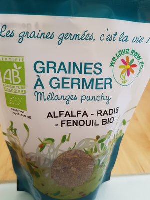 Graines à Germer Alfalfa Radis Fenouil Bio