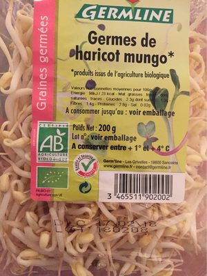 Germe de haricot Mungo