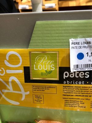 Pates De Fruits front packaging