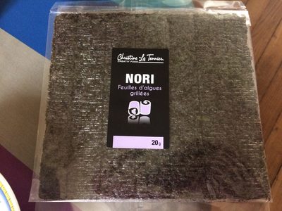 Nori - feuilles d'algues grillees