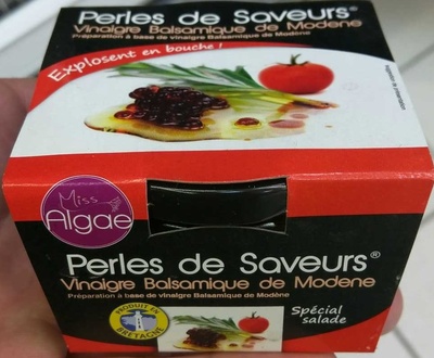 Perles de Saveurs Vinaigre Balsamique de Modène