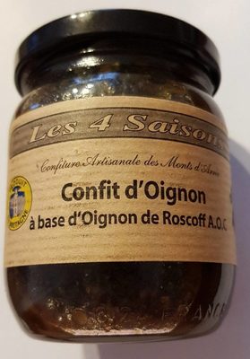 Confit d'oignon de Roscoff A.O.C front packaging