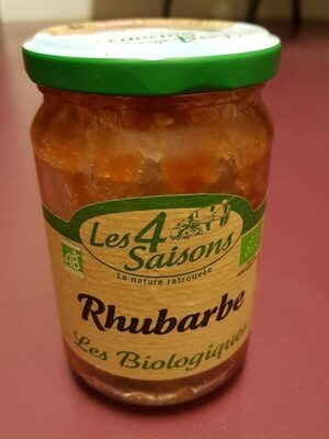 Confiture Rhubarbe front packaging