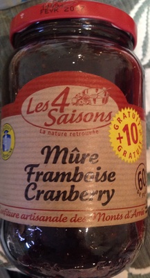 Mûre Framboise Cranberry (+10% gratuit)