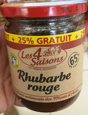 Rhubarbe rouge +25% GRATUIT