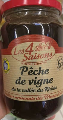 Pêche de vigne de la vallée du Rhône front packaging