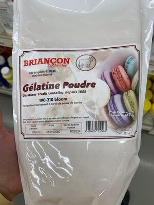 Gélatine poudre 190-210 Bloom