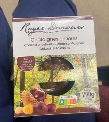 Châtaignes entières front packaging