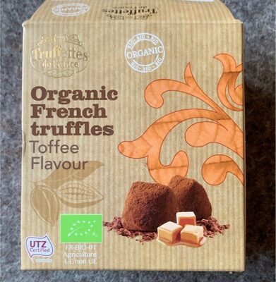 Organic french triffles front packaging