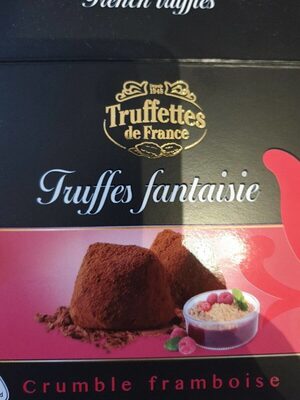 Truffes fantaisie crumble framboise front packaging
