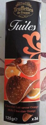 Chips chocolat lait saveur orange