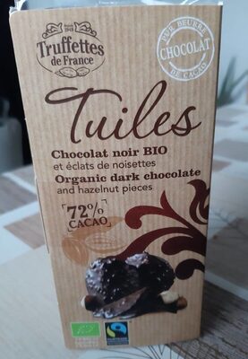 Tuiles chocolat noir bio