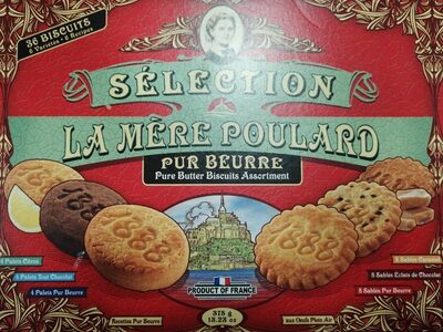 La Mere Poulard - Pure Butter Biscuits Assortments from France, 375g (13.2oz)