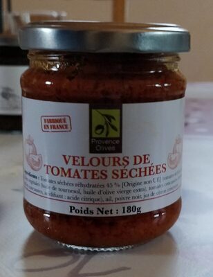 Velours de tomates séchées front packaging