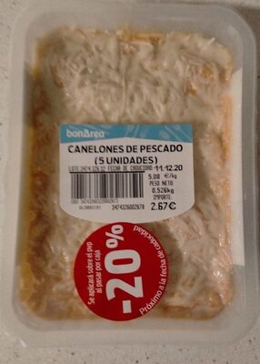 Canelones de Pescado
