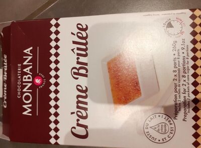 Crème brûlée front packaging