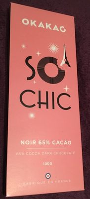So Chic noir 65% front packaging