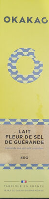 Lait fleur de sel de guérande front packaging