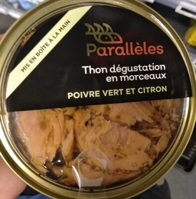 Thon dégustations en morceaux poivre et et sel